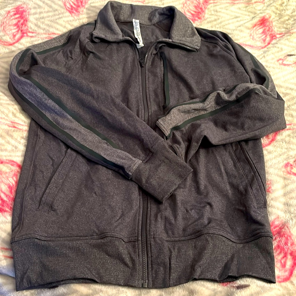 Lululemon Men's Full Zip Jacket Heathered Gray Sz Large Nwot #Menslululemon